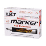 ماژیک معمولی کی ام تی مدل K-550 سر گرد بسته 12 عددی