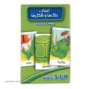 فلش کارت اعداد رنگ ها و شکل ها